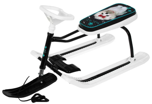 Снегокат Тимка спорт 1 ТС1+/БЛс болонкой /Ника/, белый