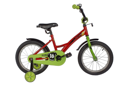 Велосипед NOVATRACK STRIKE 16" (2022) (98-110 см), красный