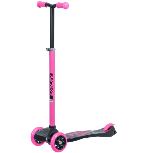 Самокат-кикборд Novatrack RainBow Start (2020), розовый