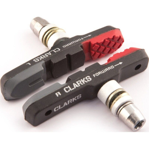 Тормозные колодки Clarks CPS-301, V-Brake, цветные, всепогодные, 3-110, черный