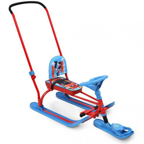 Снегокат TWINY 2+ TW2+/SC, Nika kids sportcar, красный, красный