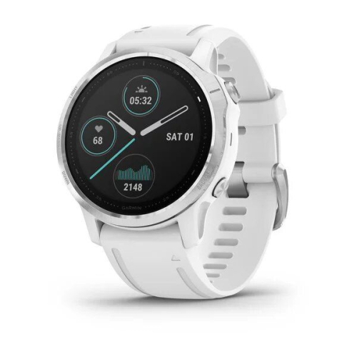 Часы GARMIN Fenix 6S (Silver/White Band)