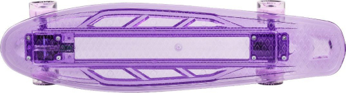 Скейтборд круизер Tech Team Transparent 27 Light, фиолетовый