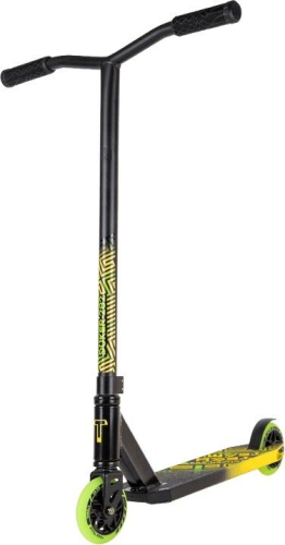Самокат трюковой Tech Team DukeR 202 со светящимися колесами, желтый