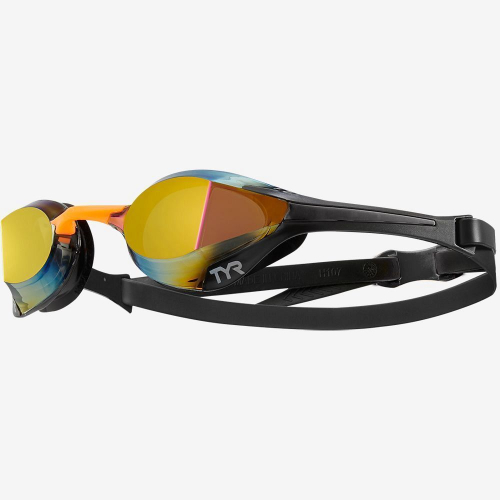Очки для плавания TYR Tracer-X Elite Racing Mirrored, оранжевый