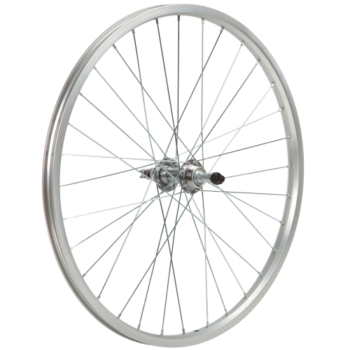 Колесо 24" заднее(без резины), двустенный алюм.обод 32 отв.