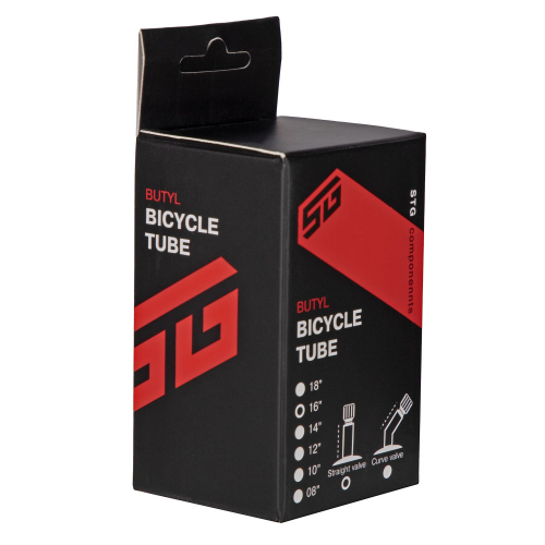 Камера велосипедная STG, бутил, 16Х1.95/2,125, автониппель 33мм