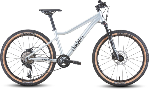 Велосипед Hagen Teen Pro 24 AIR (2025), рама 13.5" (130-155 см), серебристый