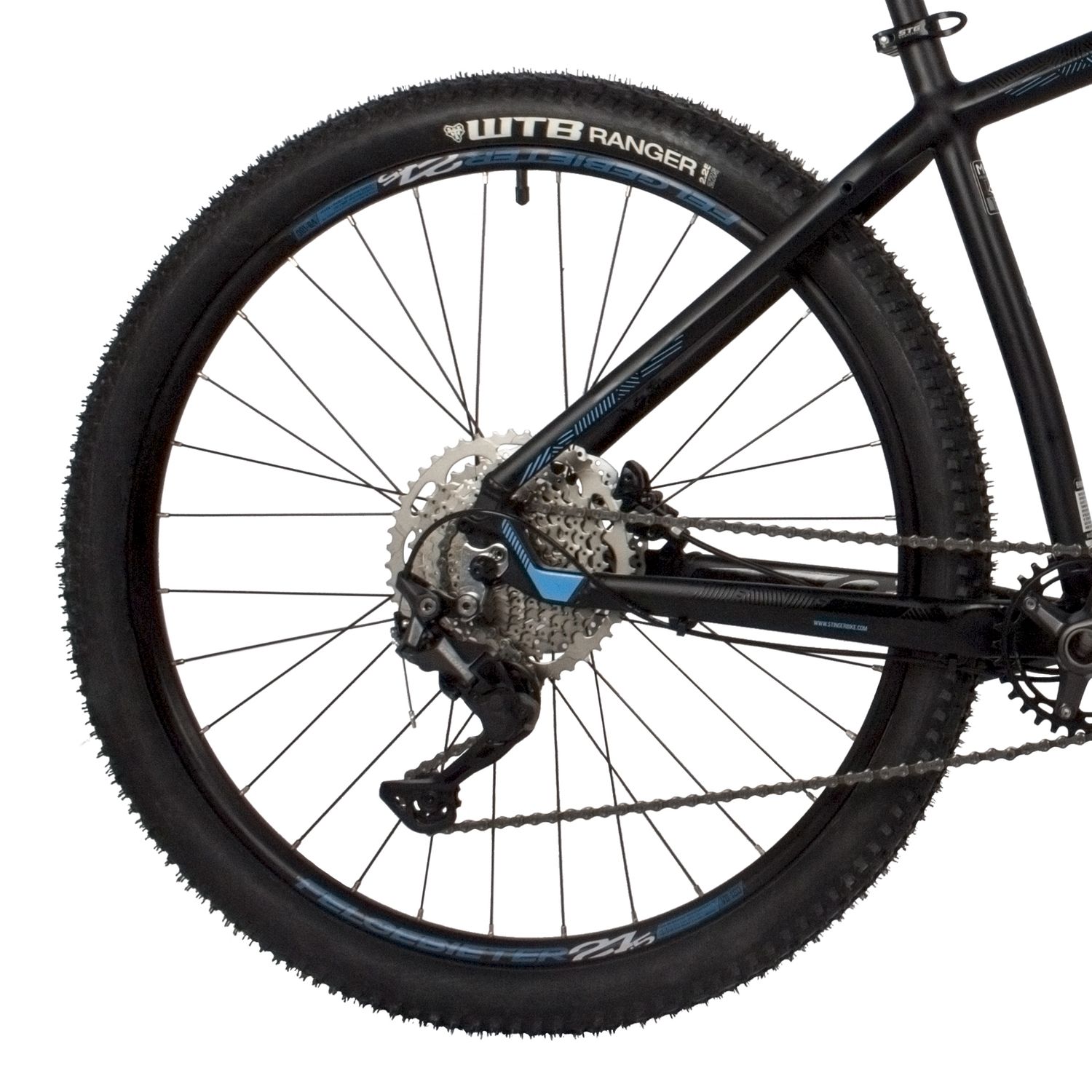 Велосипед STINGER RELOAD EVO 27.5" (2021), рама 18" (165-175 см), синий