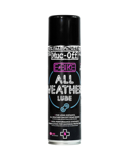 Очиститель универсальный MUC-OFF, eBike All Weather Chain Lube Aerosol 250ml