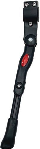 Подножка задняя HS-001 на перо рамы, регулируемая 20-28", алюминий, черная, черный