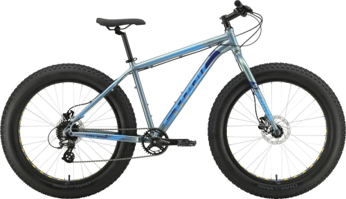 Велосипед Stark Fat 26.2 HD (2024), рама 18" (165-175 см), серый
