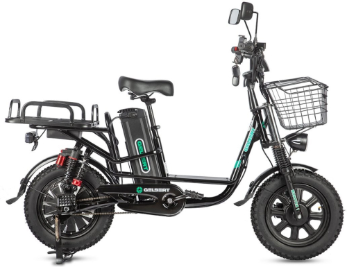 Электровелосипед Gelbert Khan Monster 2, черный