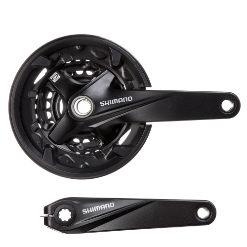 Система Shimano MT200, 175мм, ин.вал, 40/30/22T, черн.