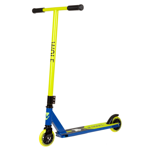 Самокат трюковой NOVATRACK WOLF'20 (2022), черный-синий