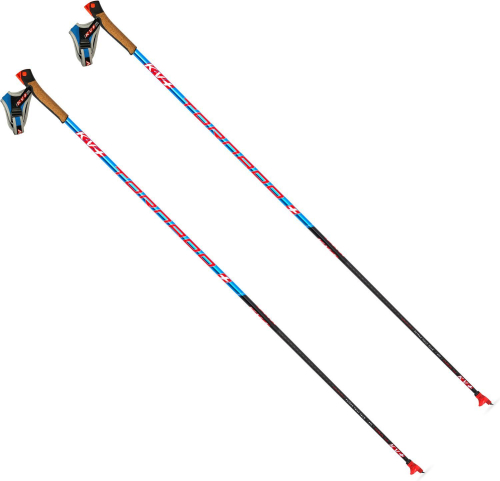 Палки лыжные KV+ Tornado Light Titan Qcd Cross Country Pole, 21P011Q, черно-синий