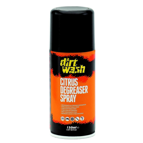 Очиститель для цепи/перекл. DIRTWASH CITRUS DEGREASER спрей, 150мл, WELDTITE