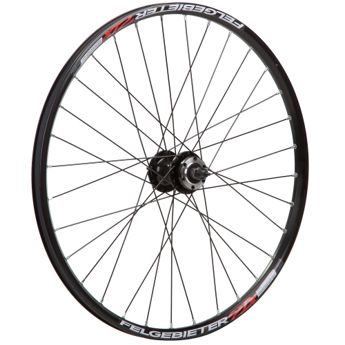 Колесо 24" переднее 32 спицы двойной обод