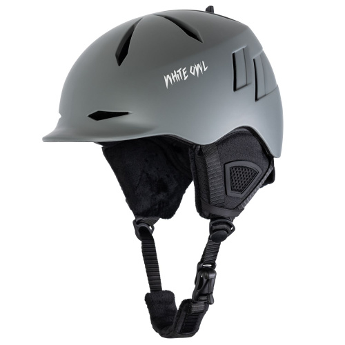 Шлем зимний White Owl HK009, для катания на сноуборде/горных лыжах, серый