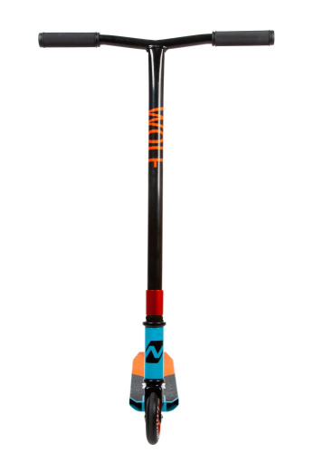 Самокат трюковой Novatrack Wolf 40 (2021), черный-синий