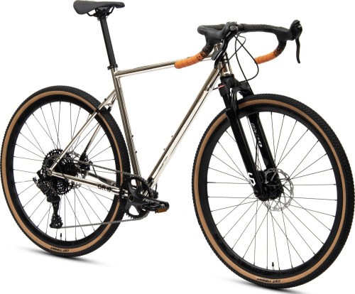 Велосипед Hagen Cr-Mo GR10 Air 700c (2024), рама M (165-175 см), серебристый