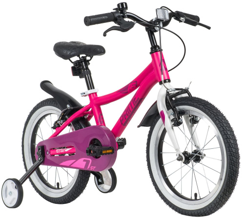 NOVATRACK PRIME V-brake 16" (2020) (98-110 см), розовый