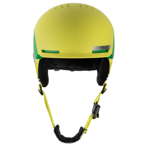 Шлем зимний White Owl Guardian, для катания на сноуборде/горных лыжах, зеленый-желтый