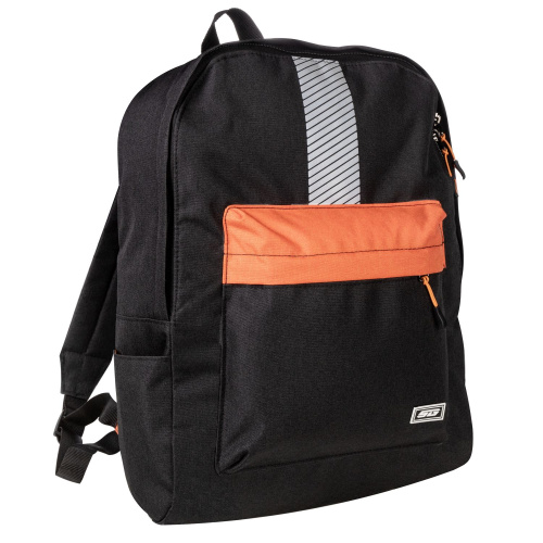 Рюкзак спортивный для ноутбука STG FB-006 (45х32х13 см), черный-оранжевый