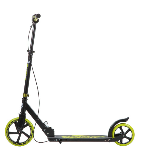 Самокат NOVATRACK POLIS 230 Brake (2019), лимонный