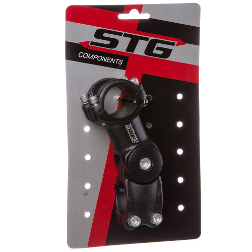 Вынос STG MD-HS029 регулируемый (10-50 град.) 80 мм, под руль 31,8 мм, алюминиевый, черный