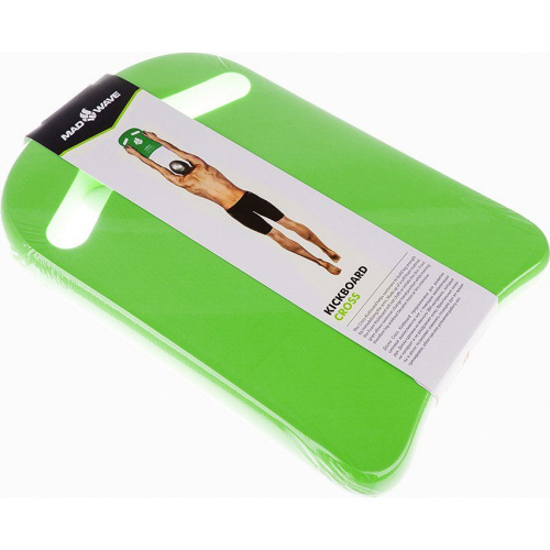 Доска для плавания Mad Wave Kickboard Cross, зеленый