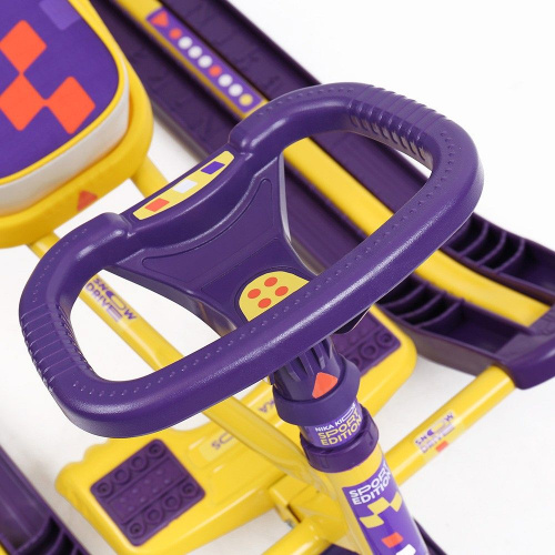 Снегокат НИКА Тимка спорт 1+, фиолетовый графический, ТС1+/ФГ