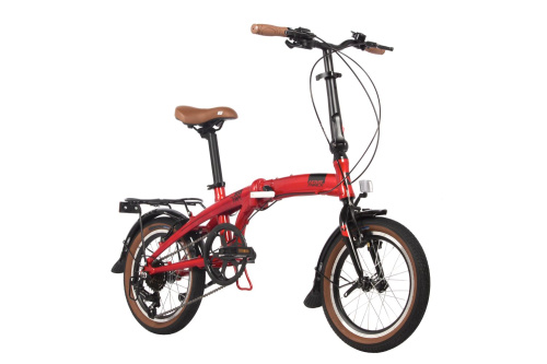 Велосипед Novatrack Town 16" (2024) (98-110 см), красный