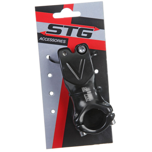 Вынос STG HS-078 60 мм, под руль 25,4 мм, черный, черный
