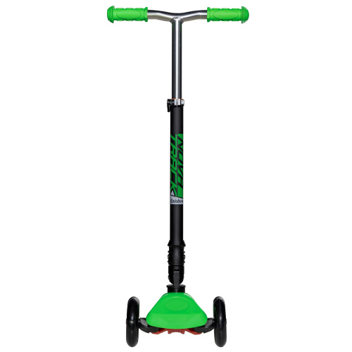 Самокат-кикборд Novatrack RainBow Start Folding (2020), зеленый