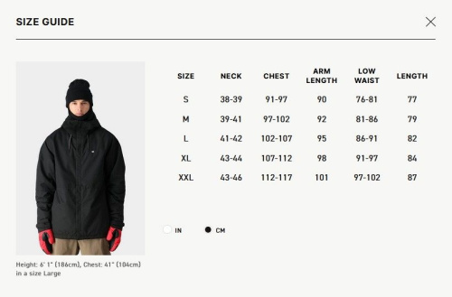 Куртка сноубордическая с утеплением мужская 686 Mns Foundation Insulated, черный