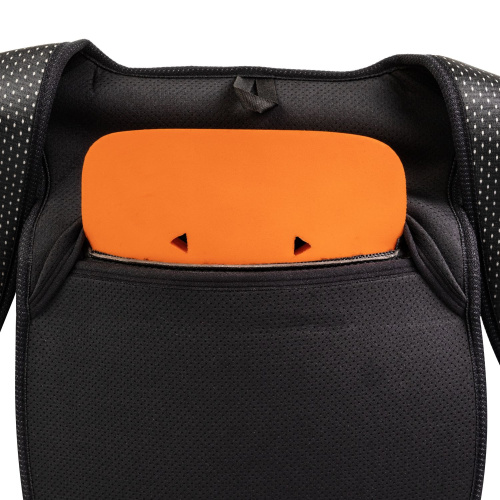 Защита спины White Owl D3O Back Protecton, черный-оранжевый