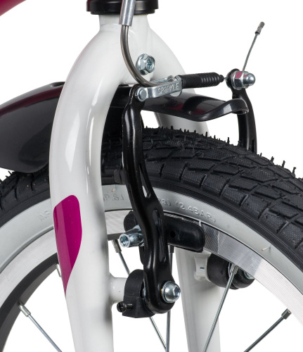 NOVATRACK PRIME V-brake 16" (2020) (98-110 см), розовый