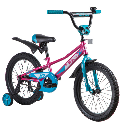 Велосипед NOVATRACK VALIANT 18" (2019), рама 11.5" (110-130 см), красный