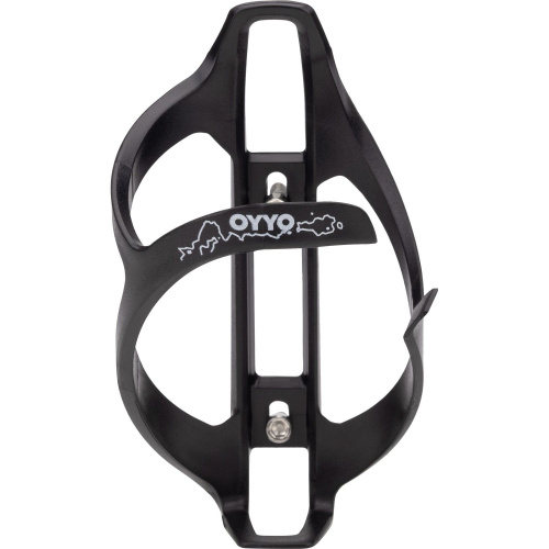 Флягодержатель велосипедный OYYO BC101, нейлон, с разрывом, черный-белый