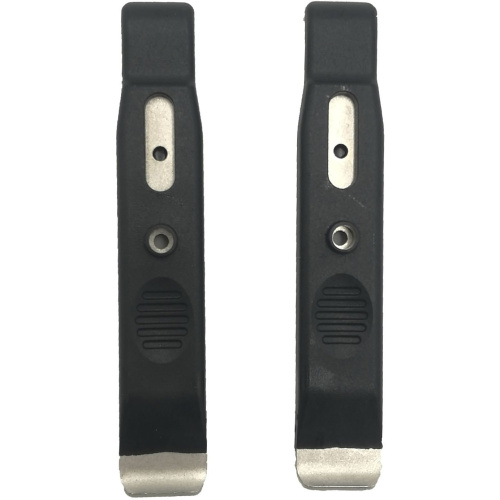 Лопатки бортировочные Bikehand YC-3128P, пластиковые со стальным сердечником 2шт., черные, 6-153128