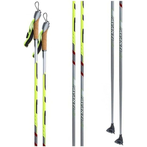 Гоночные палки Avanti, 100% углеволокно, серебристый