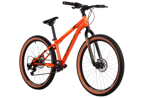 Велосипед Foxx Aztec JR 24 (2025), рама 12" (130-155 см), оранжевый