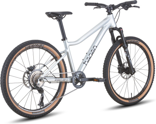 Велосипед Hagen Teen Pro 24 AIR (2025), рама 13.5" (130-155 см), серебристый