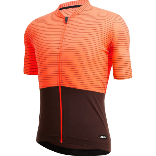 Веломайка Santini Colore Riga SS Cycling Jersey, оранжевый