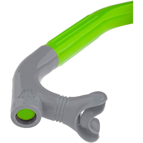 Дыхательный тренажер Mad Wave Pro Snorkel Junior, зеленый