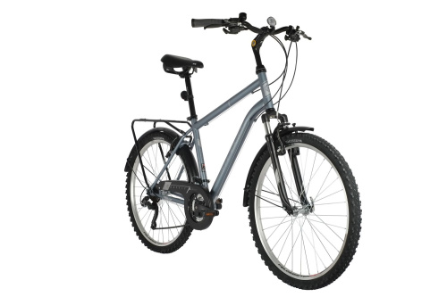 Велосипед STINGER TRAFFIC 26" (2021), рама 20" (175-185 см), серый