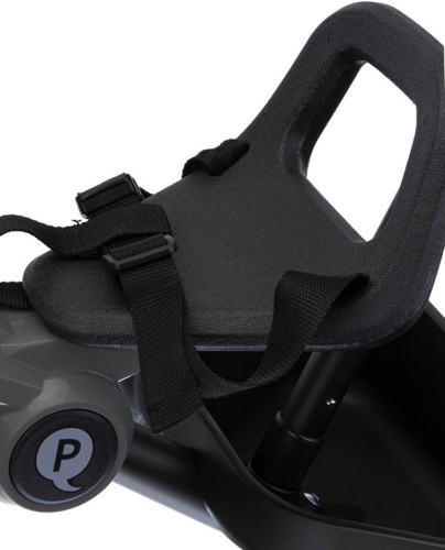 Велосипед трехколесный QPlay Eva LH510, с ручкой (92-98 см), серый