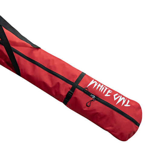 Чехол для горных или беговых лыж White Owl, 160-210 см, красный, красный