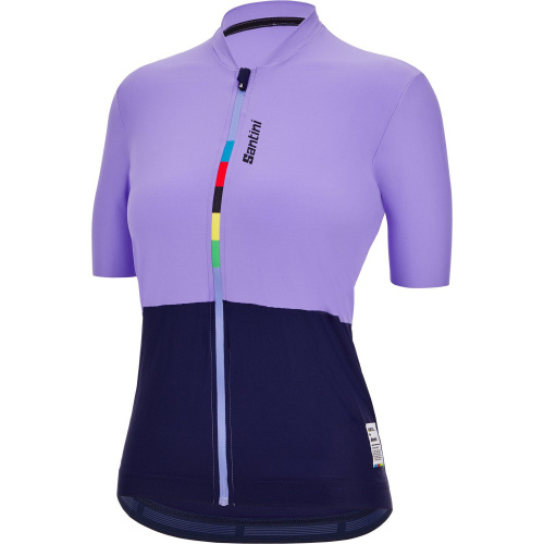 Веломайка женская Santini Colore Riga-UCI Official Women's SS Cycling Jersey, сиреневый